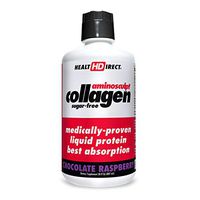 Medical-Grade Liquid Collagen Supplement | AminoSculpt Sugar-Free | 30 Fl Oz | Chocolate Raspberry | Burn Fat | Recovery | Good for Joints, Bones, and Sleep | Better Hair, Skin and Nails