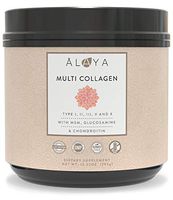 Alaya Naturals Multi Collagen Protein Powder - Grass Fed Collagen Peptides Powder - Type I, II, III, V, X Bovine, Chicken, Marine Collagen Hydrolysate – Multi Collagen Powder with MSM + GC