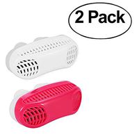 JFGUOYA Anti Snoring Device, 2 Pack 2 in 1 Anti Snore Nose Purifier Snore Stopper Nose Vents Solution Blocker Preventer Relief for Women Men to Stop Snoring Noise Silent Night Sleep,White+Red