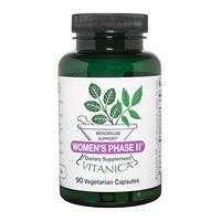 Vitanica Women's Phase II, Menopause Support, Vegan/Vegetarian, 90 Capsules