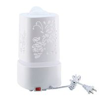 Happy Hours - Ultrasonic Aroma Double Nozzle Humidifier 7 Color LED Lights Changing/Cool Mist Humidifier with Whisper Quiet Waterless Auto Shut-Off for Yoga Spa Office Bedroom Room(Square)