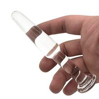 WYY Tshirt Ví-bratórs Adūlt Toys New Double Ended C-rystal Pyrex Glass Ví-bratórs Artificial Pê-niš Granule and Spiral Simulator Adūlt Sixxw-Toys for Woman Lifelike as Picture Glass Products T-Shirt