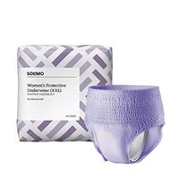 Amazon Brand - Solimo Incontinence Underwear for Women, Maximum Absorbency, XX Large, 14 Count