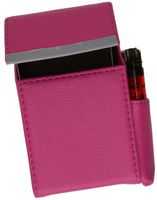 New Marshal Genuine Cigarette Case Holder#92812 (Pink)