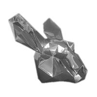 Mardi Gras Party Masquerade Mask,Christmas Bunny mask Animal Wig Cute Full face mask Silver Prom Masks