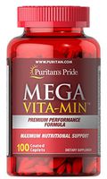 Puritan's Pride Mega Vita-Min Multivitamin-100 Caplets