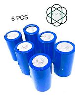 3.6V D Cell 19000mAh ER34615 Li-Socl2 Lithium Battery, 19 Ah D Size (6 pcs)