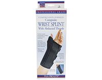 FLA Professional Wrist Splint with Abducted Thumb. Left. X-Small. Black