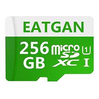 EATGAN 256GB Micro SD SDXC Card High Speed Class 10 Memory SD Card with SD Adapter