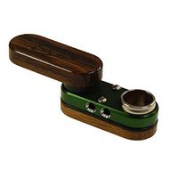 Folding Wood Pipe Assorted Colors (Made in America) (Green)