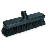 Vikan Stiff Floor Scrub Brush - 12"W - Black - Black