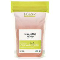 Banyan Botanicals Manjistha Powder, 1 Pound - USDA Organic - Rubia cordifolia - Cleanses The Blood & Lymph - Ayurveda