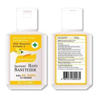 Dowager Botanical Hand Sanitizer Gel,60ml/2oz Free Foaming Hand Sanitizer,No Rinse Foam Hand Soap Gel,Kid Friendly,Travel Size with Moisturizing Formula (Yellow)