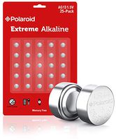 Polaroid Extreme GPA76 LR44 AG13 1.5V Button Cell Alkaline Batteries Hexbug Compatible (25-Pack)