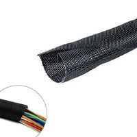 MGI SpeedWare Woven Mesh Split-Sleeve Wire Loom 25 feet - 3/8" (10mm)