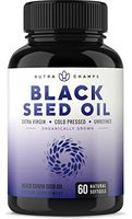 Organic Black Seed Oil Capsules [Extra Strength] Premium 1000mg Black Cumin Supplement - Nigella Sativa Softgels w/Thymoquinone & Omega 3 6 9 - Extra Virgin, Unrefined, Cold Pressed Unfiltered Pills