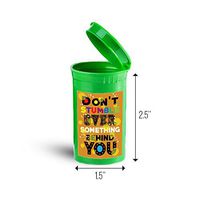 Don't Stumble Over Something Behind You First Aid Case Pill Container ID 4400G