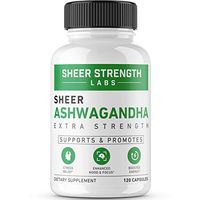 High Potency 2000mg Organic Ashwagandha Root Powder Extract | Natural Anti-Stress & Mood & Thyroid Support Supplement | 120 Gluten-Free & Non-GMO Veggie Capsules - Sheer Strength Labs