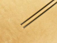 Golden State Silver 9999 Pure Silver 4 Gauge (0.205 in. / 5.21 mm) Round Wire - (2) 6 Inch Rods, with Flush Cut Ends - Guaranteed 99.99% Fine Silver