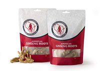 Authentic American Ginseng Whole Root 西洋参 (Non-GMO, Gluten Free Herb, Wisconsin Root) (16 oz)