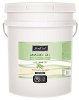 Bon Vital' Therapeutic Touch Massage Gel Made with Olive Oil to Repair Dry Skin & Soothe Sore Muscles, Contains Anti-Aging Properties to Calm Skin Inflammation and Reduce Apperance of Wrinkles, 5 Gal
