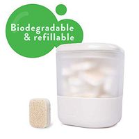 cleancult - Dishwasher Tablets - Dissolvable, 100% Biodegradable, Stain-Free - Eco-Friendly, Non-Toxic - 18ct - Refillable Glass Container