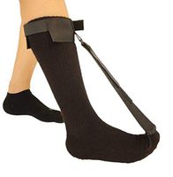 Plantar Fasciitis Stretch Night Sock - for Pain Relief from Plantar Fasciitis and Achilles Tendonitis - Black - XS