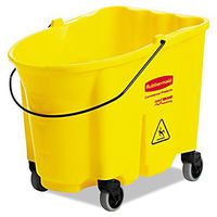 Rubbermaid Commercial RCP 7570-88 YEL WaveBrake Bucket, 8.75 gal, Yellow