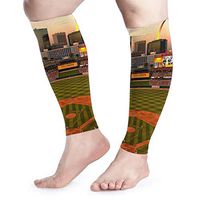 BLongTai St. Louis Ballpark Calf Compression Sleeve Men Womens Running Leg Sleeve for Shin Splint Muscle Pain Relief (1 Pair)