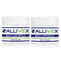 Allivex Muscle and Joint Pain Relief Cream. 4oz. 2-FER Savings. The Best Pain Cream on Amazon for Natural Pain Relief