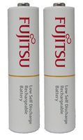 2 Fujitsu HR4UTC AAA Ready-to-use 2,100 times rechargeable batteries NiMH 1.2V 800mAh (Min. 750mAh) Made in Japan