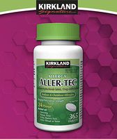 Kirkland Signature Aller-Tec Cetirizine HCL 10 mg/Antihistamine Tablets - 365 Tablets per Bottle