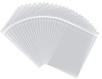 100Pcs 6 * 9Inch Clear Plastic OPP Bags Self-Adhesive Sealing Bags Food Packaging Bags for Bakery Candy Soap Cookies