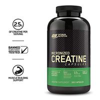 Optimum Nutrition Micronized Creatine Monohydrate Capsules, Keto Friendly, 2500mg, 300 Capsules (Packaging May Vary)