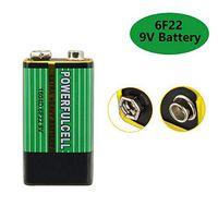 Cotchear 6F22 1604D 9V Battery Primary Zinc Carbon Batteries for Alarm Wireless Microphone No Mercury