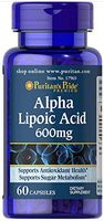 Puritans Pride Alpha Lipoic Acid 600 Mg 60 Capsules