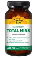 Country Life - Target Mins Total Mins - Multi-Mineral Complex with Boron - 120 Tablets