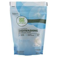 Grab Green Natural Automatic Dishwashing Detergent, Fragrance Free, 24 Count