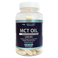 Beaver Brook MCT Oil, Perfect for Keto and Paleo Diet, 100% Non-GMO Ketogenic Friendly, Sugar Free Energy, Responsibly Sourced from Coconuts Only - 90 Capsules