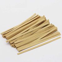 APUXON Paper Twist Ties Original Color for Bags 200pcs 5 inch (5inch, Brown)