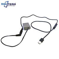 Xennos PS-BLN1 BLN-1 BLN1 Dummy Battery DC Coupler Plus 5V USB Power Bank Cable for Olympus Digital Camera OM-D E-M5 II 2 E-M1 PEN E-P5 - (Plug Type: Male5525 Right Angle)