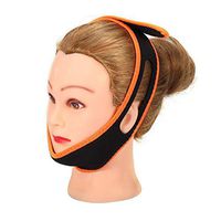 Anti-Snore Chin Strap, Bandage Jaw Corrector Band, Adjustable Natural Snore Relief Device for Women and Men (Color : Orange)