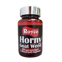 Royce Horny Goat Weed 60 Capsules - 100% Pure and Natural Performance Booster