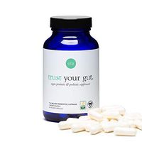 Ora Organic Probiotics with Prebiotics - Vegan Prebiotic and Probiotic for Digestive Health | Dairy-Free, Gluten-Free, for Sensitive Stomachs - 60 Easy-Swallow, Vegan Capsules, 1 Month Supply