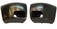 for 2007-2013 SILVERADO 1500 FRONT SIDE BUMPER CAP SET WITH FOG LAMP HOLE RAW BLACK