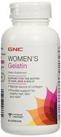 GNC Women's Gelatin, 60 Capsules, Supports Hair, Skin and Nails, Natural Collagen Source