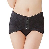 1PCS Black Lace Medical Pelvic Support Correction Belt Waist Body Hip Shaper Postpartum C-Section Recovery Rectification Shapewear Belly Abdomen Abdominal Binder for Women Lady Girls (M)