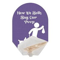 Now We Both Bag Our Poop Pouch Cover Open Ended