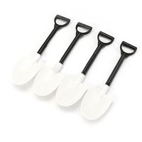 Kicode Mini Shovel Spoon Garden Party Supply Gadget Potted Cake Ice Cream Plastic Disposable 100Pcs/Bag