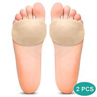 Gel Metatarsal Pads for Hard Skin Mortons Neuroma, Ball of Foot Cushion Support Socks for Diabetic Feet, Callus, Blisters, Metatarsalgie, Sore Forefoot Pain Relief for Barefoot or Wear in Shoes